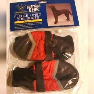 Guardian Gear Sz M Fleece‎ Lined Red & Black Boots